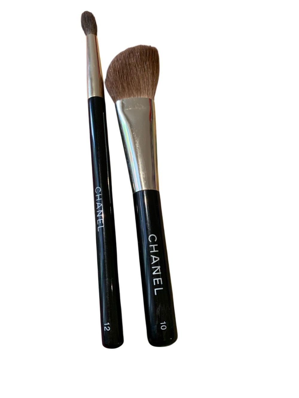 🌹CHANEL🌹VINTAGE BLUSH BRUSH AND EYE SHADOW CONTOUR BRUSHES. EXCELLENT CONDITION - Picture 2 of 4